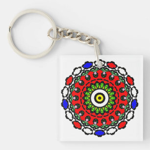 Motif floral mandala sans couture