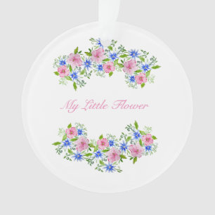 Motif floral mou à ressort