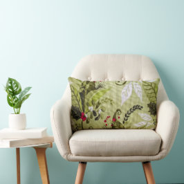 Motif floral Noël Coussin de vacances