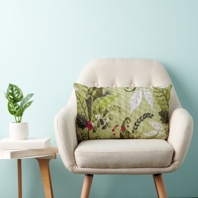Motif floral Noël Coussin de vacances (Chaise)