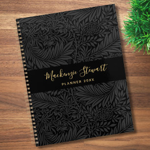 Motif floral noir 2026