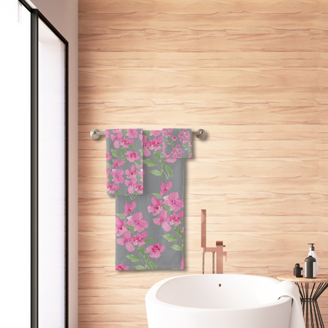 Motif floral rose aquarelle (Créateur téléchargé)