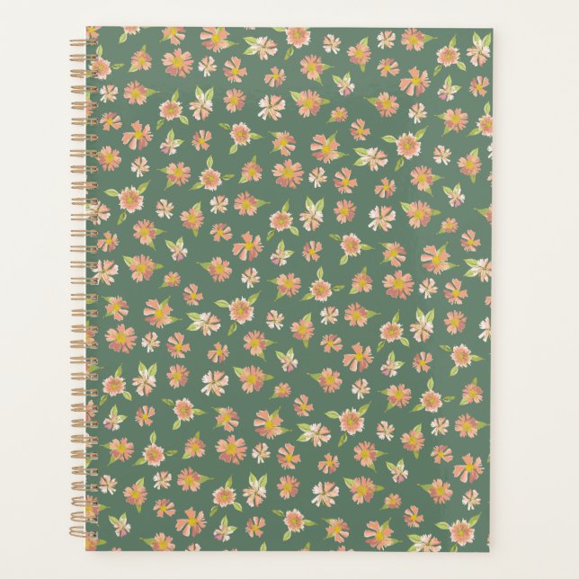 Motif floral rose foncé (Devant)