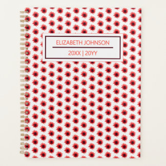 Motif floral rouge quotidien