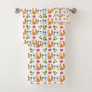 Motif floral rusé assez en pastel