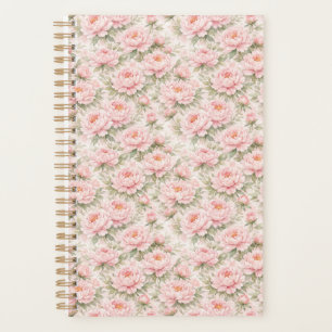 Motif floral sans couture de pivoine à l'aquarelle
