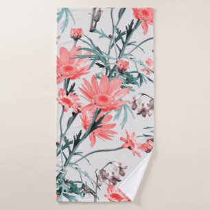 Motif floral sans soudure, margarita et hyacinthes
