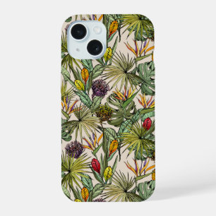 Motif floral tropical