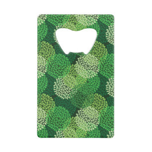 Motif floral vert