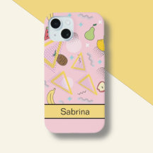 Motif Fruit Memphis Rose