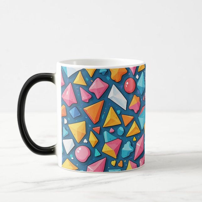 motif géométrique Abstrait 16 - Mug de café (Gauche)
