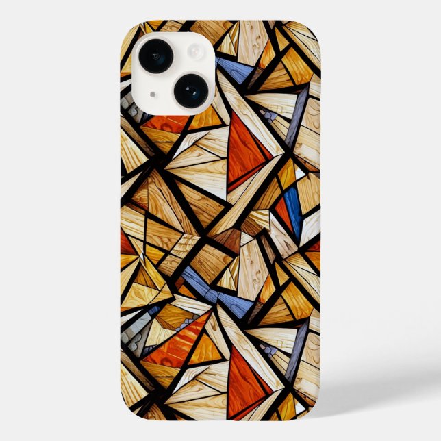 motif géométrique Abstrait 20 - Coque iphone (Verso)