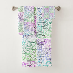 Motif géométrique Abstrait Carrelé et filtré