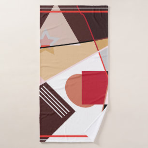 motif géométrique Abstrait, foulard à soie desi