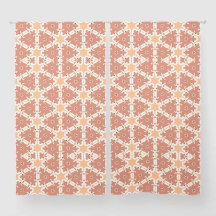Motif géométrique Abstrait Orange moderne
