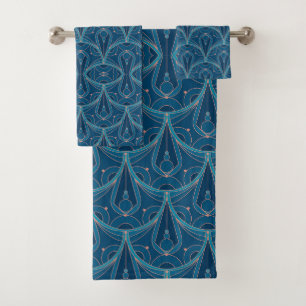 Motif géométrique Art Déco répétitif
