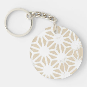 Motif géométrique beige