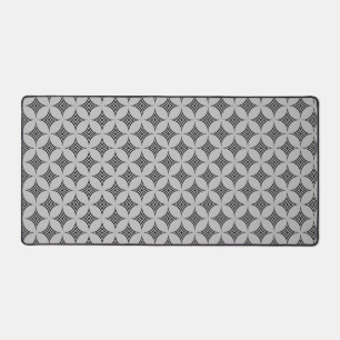 Motif géométrique diamant élégant sur gris clair