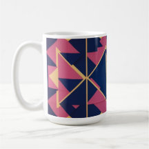 Motif géométrique en gras - Mug classique 15 oz