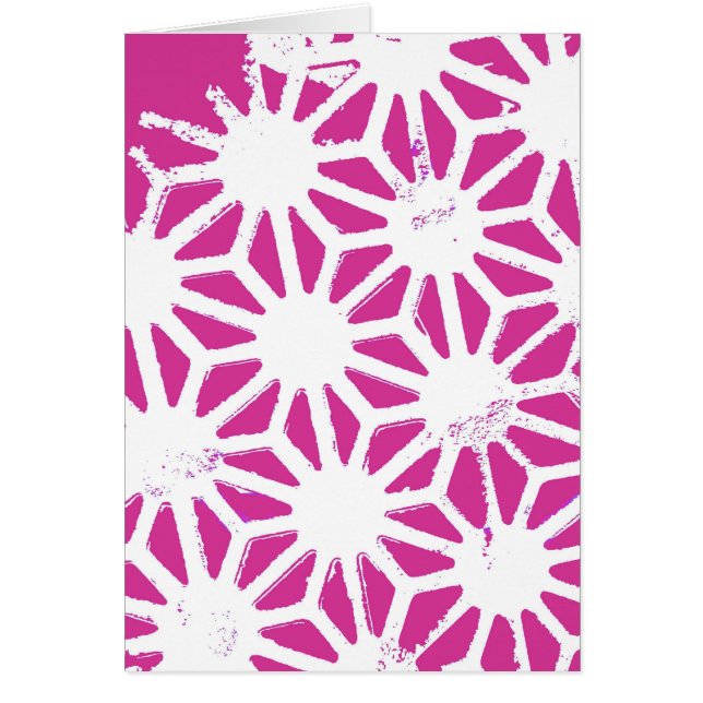 Motif géométrique Fuchsia (Devant)