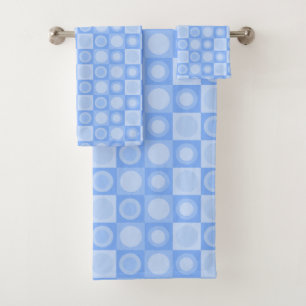 Motif géométrique MCM rétro Bébé bleu
