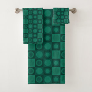 Motif géométrique MCM rétro Turquoise