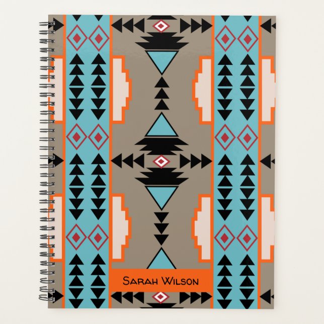 Motif géométrique mexicain Aztec (Devant)
