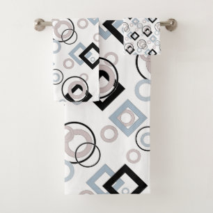 Motif géométrique moderne multicolore