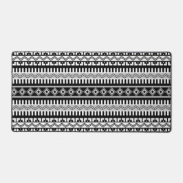 Motif géométrique noir et blanc sud-ouest