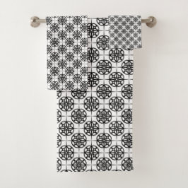 Motif géométrique Vibe rétro classique