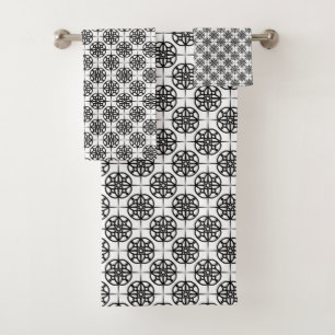 Motif géométrique Vibe rétro classique