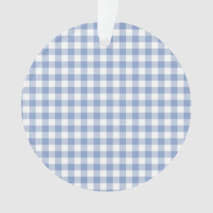 Motif Gingham Bleu Clair Imprimé Carreaux Classiqu