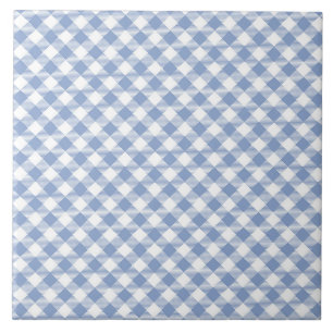 Motif Gingham Bleu Clair Imprimé Carreaux Classiqu