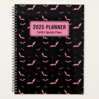 Motif gothique rose et noir