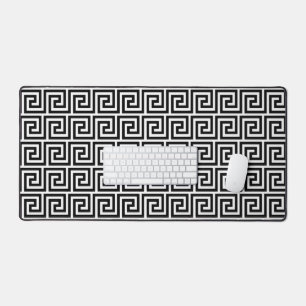 Motif grec élégant noir et blanc