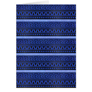 Motif grec traditionnel de méandre