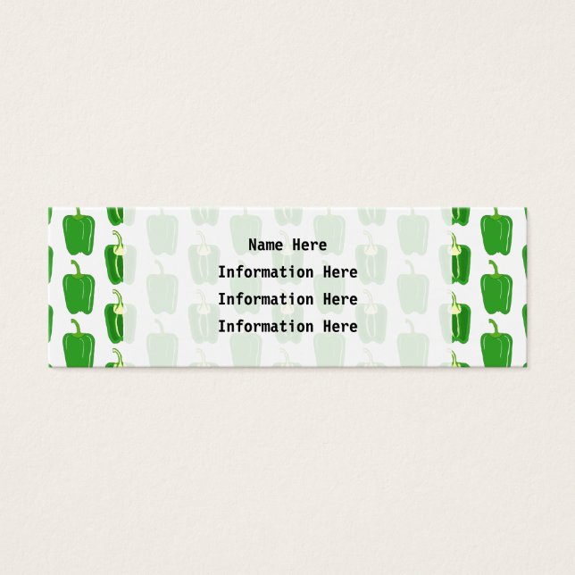 Motif Green Peppers. (Devant)