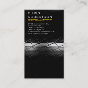 Motif gris Attirant Carte de visite de charme