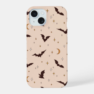 Motif Halloween Bohème Chauves-Souris et Étoiles
