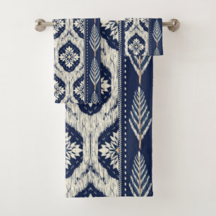 Motif Ikat Floral Paisley