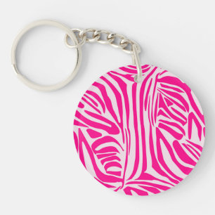 Motif imprimé zèbre rose