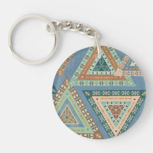 Motif indien tribal   bleu extérieur de Geo X