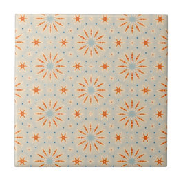 Motif inspiré par les feux d'artifice - Carreaux e