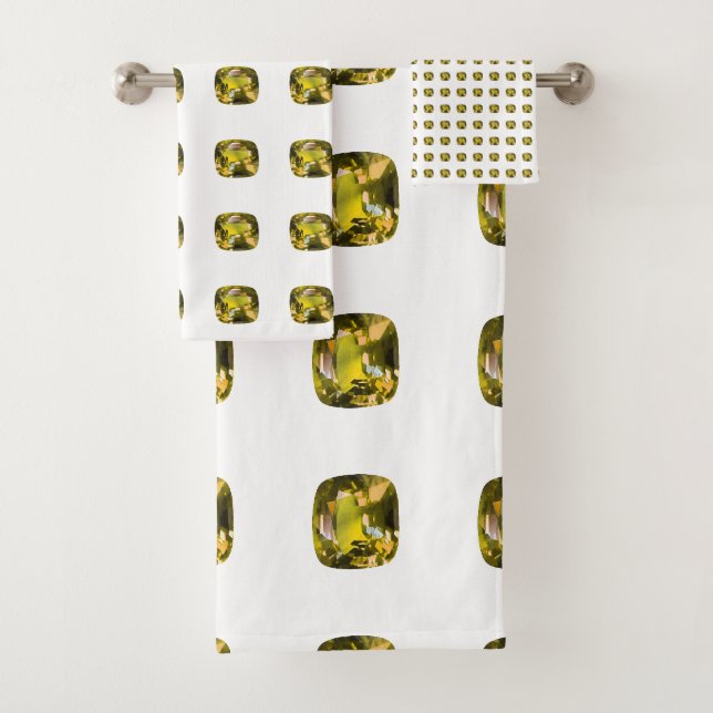 Motif jaune Abstrait (En situation)