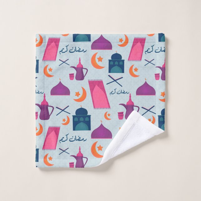 Motif Joyeux Ramadan (Gant de toilette)