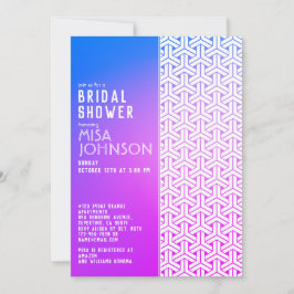 Motif KIMONO | Cartes d'invitation pour Baby Showe