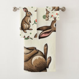 motif lapin vintage