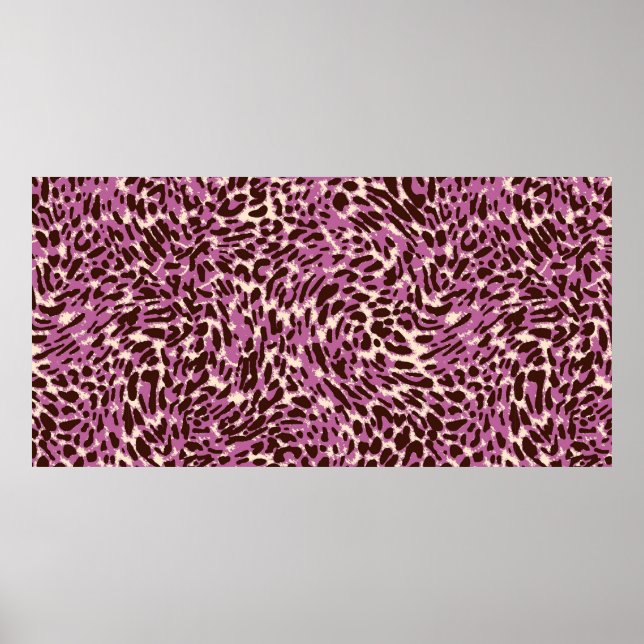 Motif léopard, Empreinte de léopard, Poster de ani (Devant)