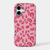 Motif léopard rose