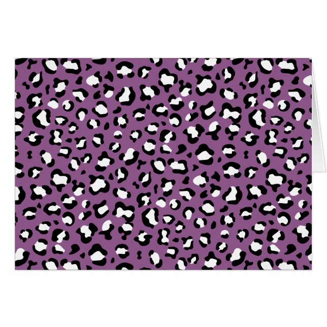 Motif léopard, Spots léopards, Leopard pourpre (Devant horizontal)